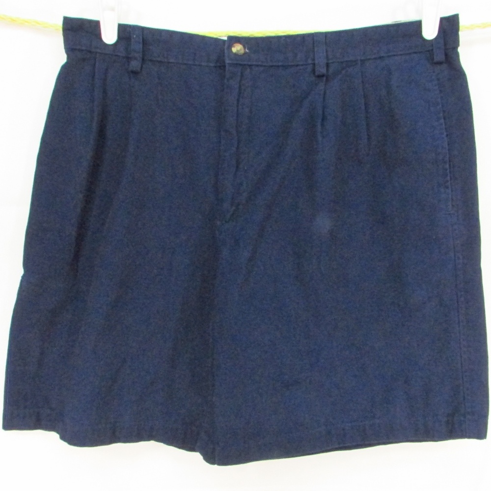 Saddlebred Mens Casual Shorts Sz 38/9 Navy Blue